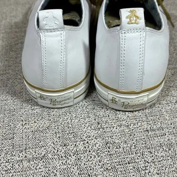 Penguin Peng Prince Low Cut Comfort Tennis Shoe Leather Men Size 11 - Picture 5 of 8